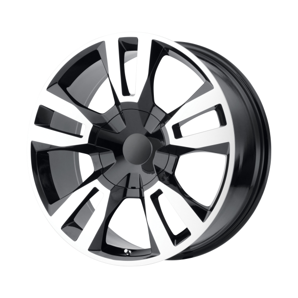 PERFORMANCE REPLICAS PR188 Gloss Black Machined 9x20 6X139.7 ET 24 (BS 5.94) CB 78.1