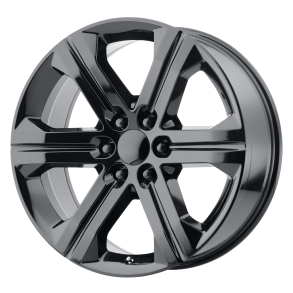 PERFORMANCE REPLICAS PR191 Gloss Black 9x22 6X139.7 ET 24 (BS 5.94) CB 78.1