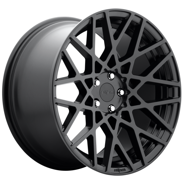 ROTIFORM 1PC R112 BLQ Matte Black 8.5x18 5X114.3 ET 38 (BS 6.25) CB 72.56