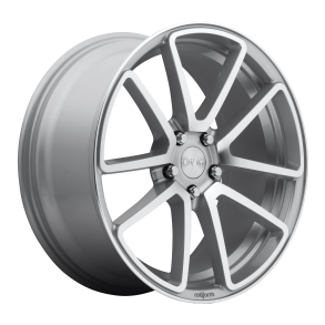 ROTIFORM 1PC R120 SPF Gloss Silver Machined 8.5x18 5X114.3 ET 45 (BS 6.52) CB 72.56