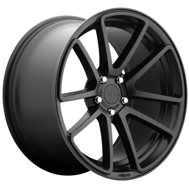 ROTIFORM 1PC R122 SPF Matte Black 8.5x18 5X114.3 ET 38 (BS 6.25) CB 72.56