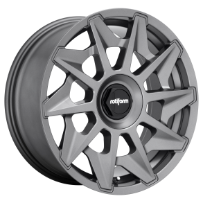 ROTIFORM 1PC R128 CVT Matte Anthracite 8.5x19 5X114.3 ET 35 (BS 6.13) CB 72.56