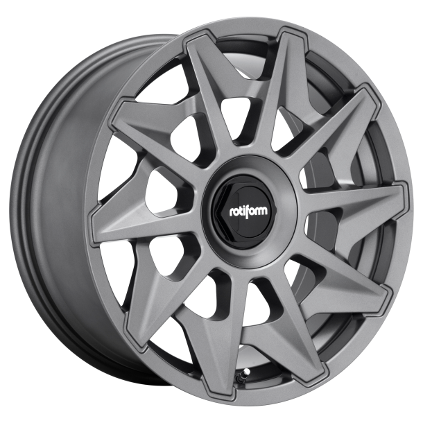 ROTIFORM 1PC R128 CVT Matte Anthracite 8.5x19 5X114.3 ET 35 (BS 6.13) CB 72.56