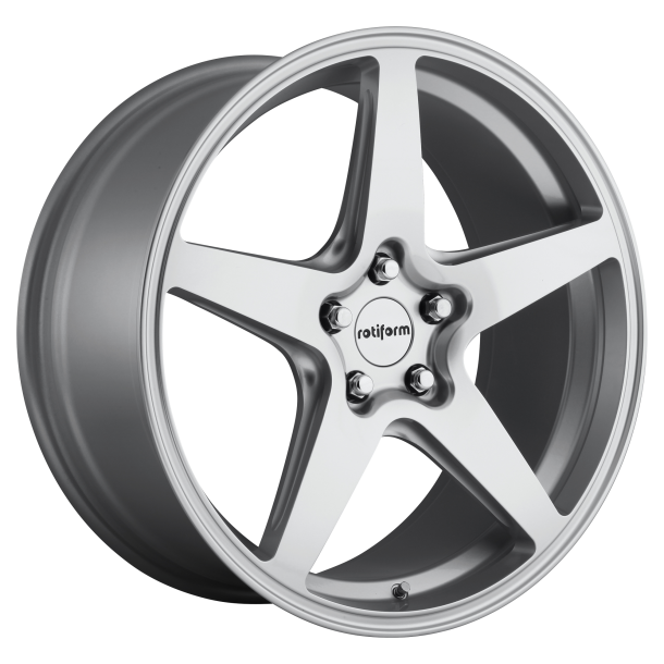 ROTIFORM 1PC R147 WGR Gloss Silver 8.5x18 5X114.3 ET 35 (BS 6.13) CB 72.56