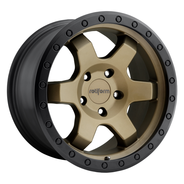 ROTIFORM 1PC R150 SIX-OR Matte Bronze Black Bead Ring 9x17 6X135 ET 1 (BS 5.04) CB 87.1