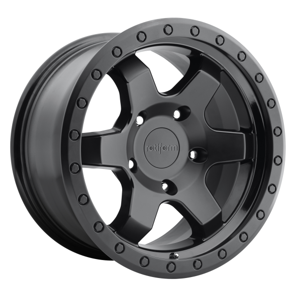 ROTIFORM 1PC R151 SIX-OR Matte Black 9x17 6X135 ET 1 (BS 5.04) CB 87.1