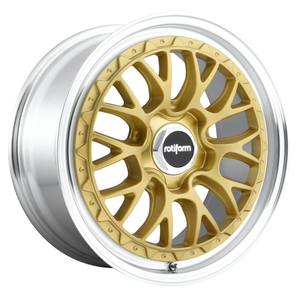 ROTIFORM 1PC R156 LSR Matte Gold Machined 8.5x18 5X114.3 ET 35 (BS 6.13) CB 72.56