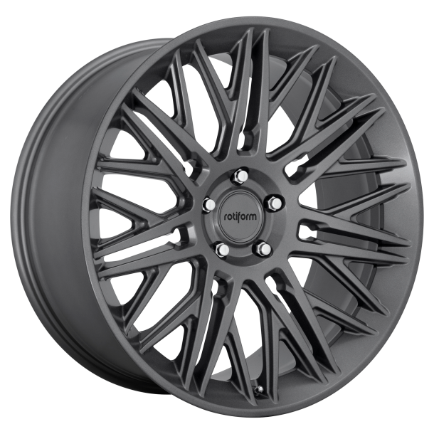 ROTIFORM 1PC R163 JDR Matte Anthracite 10x22 6X135 ET 30 (BS 6.68) CB 87.1