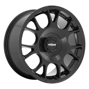 ROTIFORM 1PC R187 TUF-R Gloss Black 9.5x19 5X108 ET 25, (BS 6.23), CB 72.56