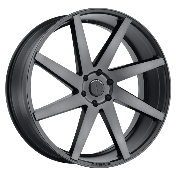 STATUS BRUTE Carbon Graphite 9.5x22 5X114.3 ET 30 (BS 6.43) CB 76.1