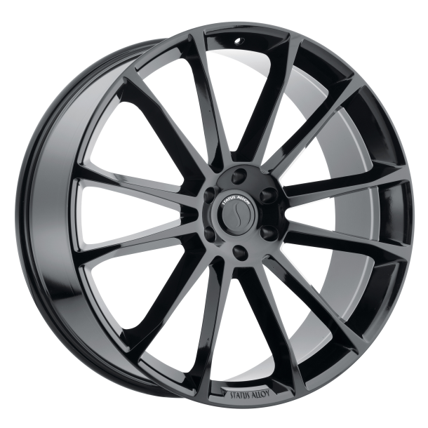 STATUS GOLIATH Gloss Black 9.5x22 5X114.3 ET 30 (BS 6.43) CB 76.1