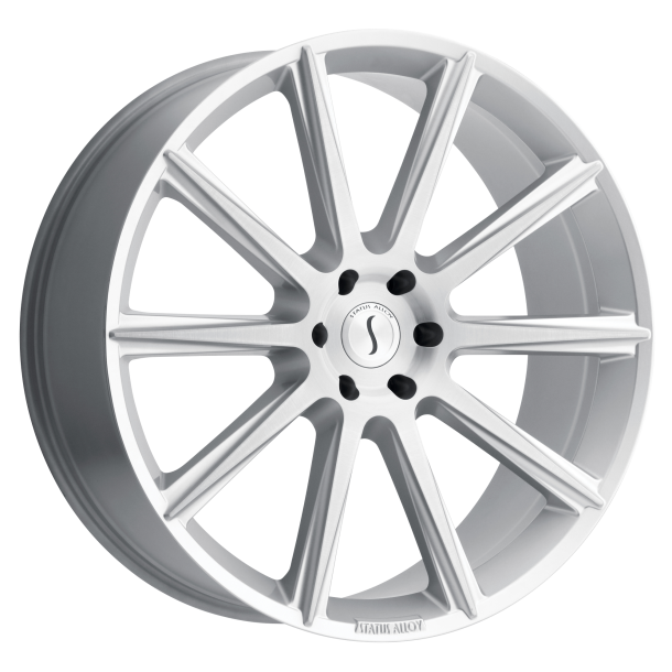 STATUS ZEUS Silver W/ Brushed Face 9.5x22 6X135 ET 30 (BS 6.43) CB 87.1