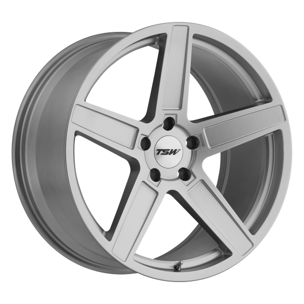 TSW ASCENT Matte Titanium Silver 8x17 5X114.3 ET 40 (BS 6.07) CB 76.1