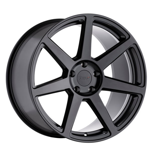 TSW BLANCHIMONT Semi Gloss Black 8.5x19 5X114.3 ET 35 (BS 6.13) CB 76.1