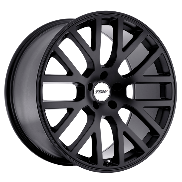 TSW DONINGTON Matte Black 8x17 5X114.3 ET 42 (BS 6.15) CB 76.1