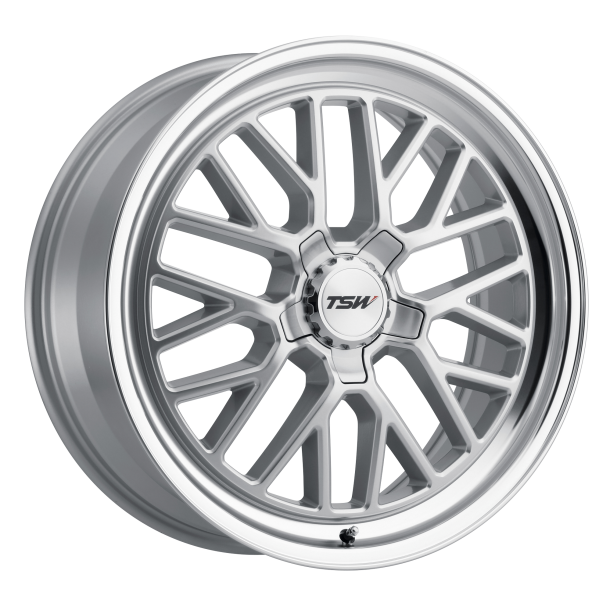 TSW HOCKENHEIM S Silver W/ Mirror Cut Lip 8x17 5X114.3 ET 40 (BS 6.07) CB 76.1