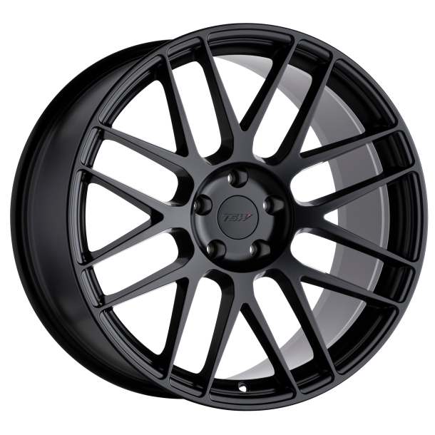 TSW NORD Semi Gloss Black 8.5x19 5X114.3 ET 35 (BS 6.13) CB 76.1