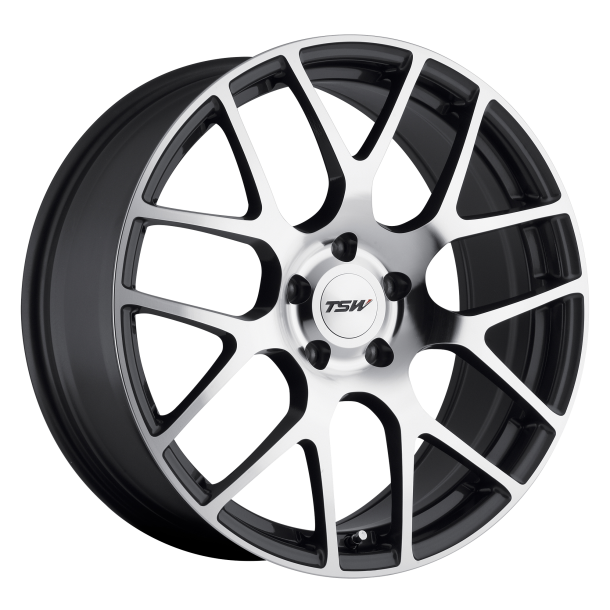 TSW NURBURGRING Gunmetal W/ Mirror Cut Face 7.5x17 5X114.3 ET 45 (BS 6.02) CB 76.1