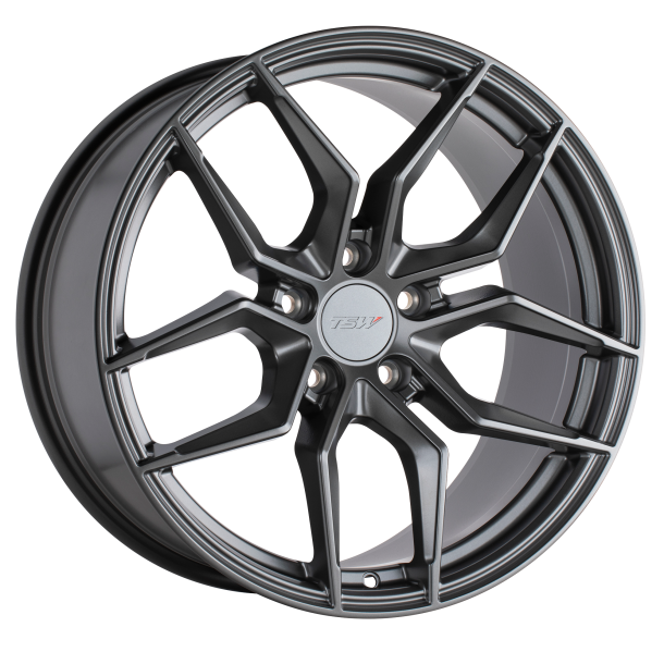 TSW SILVANO Gloss Gunmetal 8x17 5X114.3 ET 40 (BS 6.07) CB 76.1