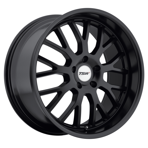 TSW TREMBLANT Matte Black 8x17 5X114.3 ET 40 (BS 6.07) CB 76.1