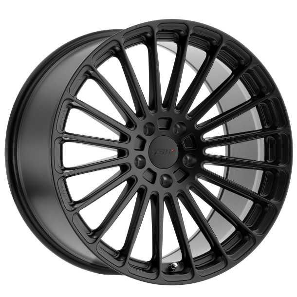 TSW TURBINA Matte Black 8x17 5X114.3 ET 40 (BS 6.07) CB 76.1