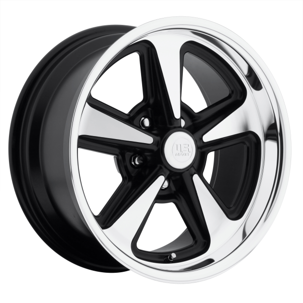 US MAG 1PC U109 BANDIT Matte Black Machined 8x17 5X114.3 ET 1 (BS 4.54) CB 72.56