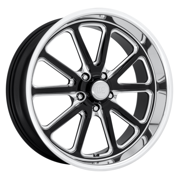 US MAG 1PC U117 RAMBLER Gloss Black Milled 8x18 5X127 ET 1 (BS 4.54) CB 78.1