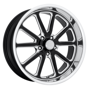 US MAG 1PC U117 RAMBLER Gloss Black Milled 9.5x20 5X127 ET 1 (BS 5.29) CB 78.1