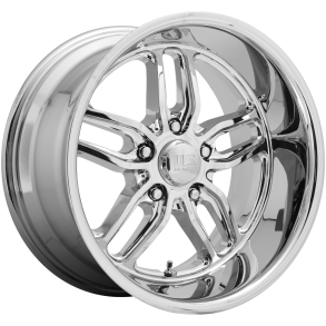 US MAG 1PC U127 CTEN Chrome Plated 9.5x18 5X127 ET 1 (BS 5.29) CB 72.56