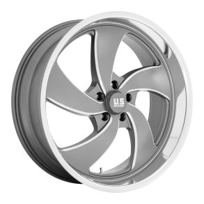 US MAG 1PC U133 DESPERADO Anthracite Milled Diamond Cut Milled 10x24 6X139.7 ET 25 (BS 6.48) CB 78.1