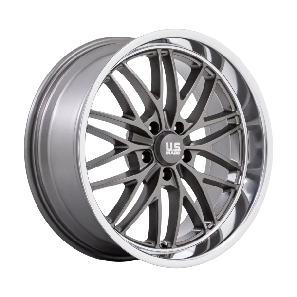 US MAG 1PC U139 SANTA CRUZ Anthracite With Diamond Cut Lip 10.5x22 5X127 ET 0 (BS 5.75) CB 78.1