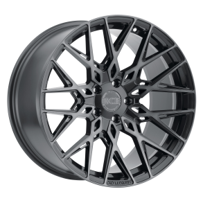 XO PHOENIX Gunmetal W/ Brushed Gunmetal Face 9.5x19 5X114.3 ET 30 (BS 6.43) CB 76.1