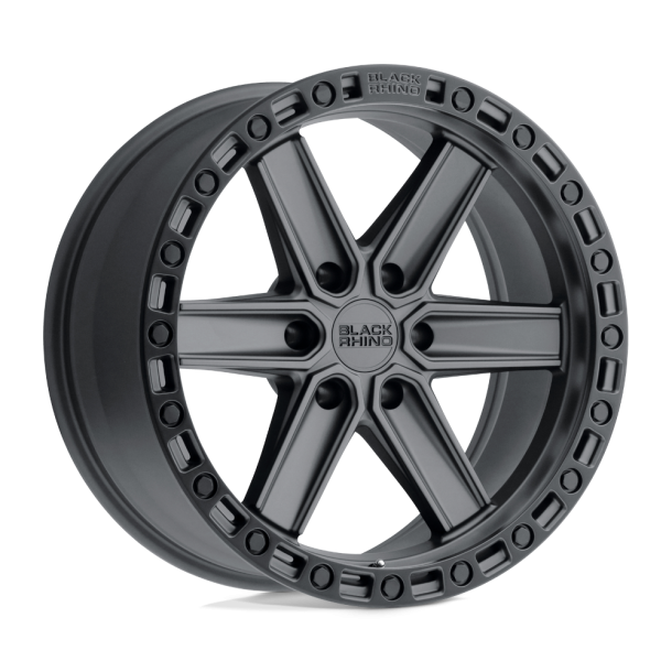 BLACK RHINO HENDERSON Gun Black w/ Black Ring 17X9 6X135 (BS 5.00) CB 87.10