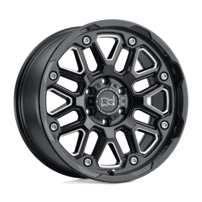 BLACK RHINO HOLLISTER Gloss Black w/ Milled Spokes 17X9.5 6X135 (BS 5.72) CB 87.10