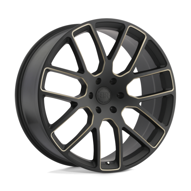 BLACK RHINO KUNENE Matte Black w/ Dark Tint Milled Spokes 22X9.5 5X139.7 (BS 6.04) CB 78.10