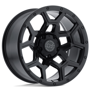 BLACK RHINO OVERLAND Matte Black 18X9.5 6X139.7 (BS 5.49) CB 112.10