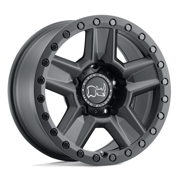 BLACK RHINO RAVINE Matte Black 17X8.5 5X114.3 (BS 6.13) CB 76.10