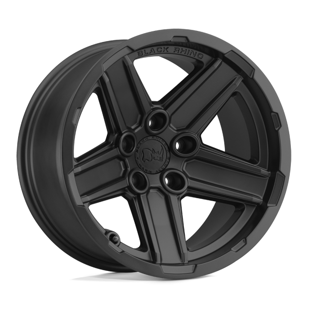 BLACK RHINO RECON Matte Black 17X9.5 5X127 (BS 3.99) CB 71.50