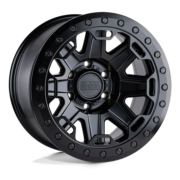 BLACK RHINO RIFT BEADLOCK Matte Black 17X8.5 5X114.3 (BS 3.25) CB 71.50