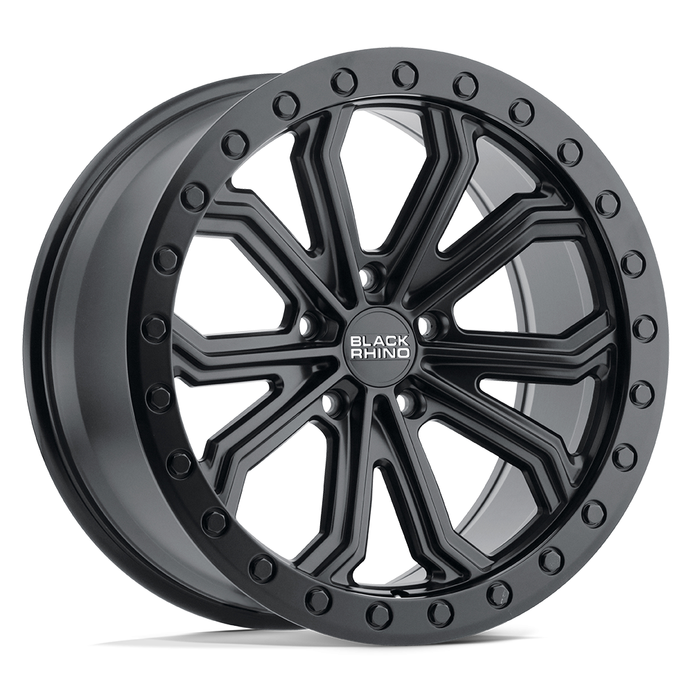 BLACK RHINO TRABUCO Matte Black 22X10 5X127 (BS 6.68) CB 71.50 - 5x127 ...