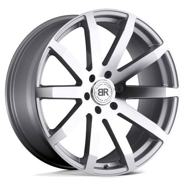 BLACK RHINO TRAVERSE Silver w/ Machine-Cut Face 20X9 6X139.7 (BS 5.59) CB 112.10