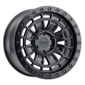 BLACK RHINO DALTON Matte Black 17X9.5 5X127 (BS 4.78) CB 71.50