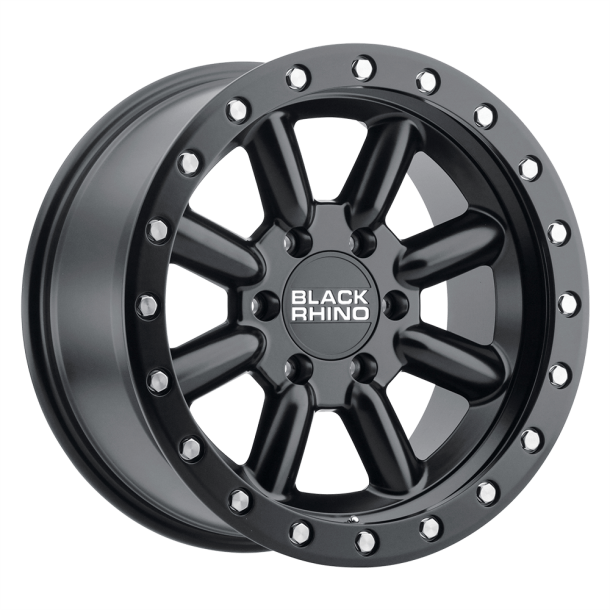 BLACK RHINO HACHI Matte Black 17X8.5 5X127 (BS 4.36) CB 71.50