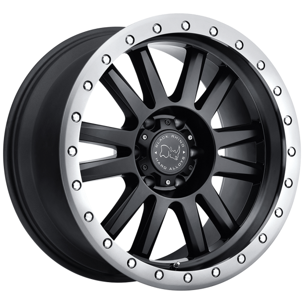 BLACK RHINO TANAY Matte Black w/ Matte Graphite Lip 20X9 6X135 (BS 5.47) CB 87.10