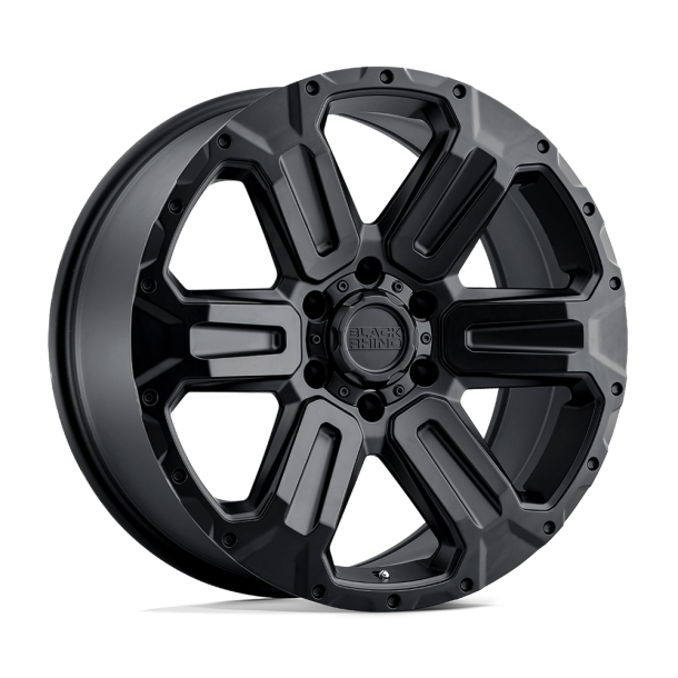 BLACK RHINO WANAKA Matte Black 17X8.5 5X114.3 (BS 6.13) CB 76.10