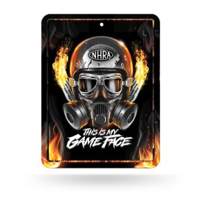 NHRA Game Face Sign 25x30 cm