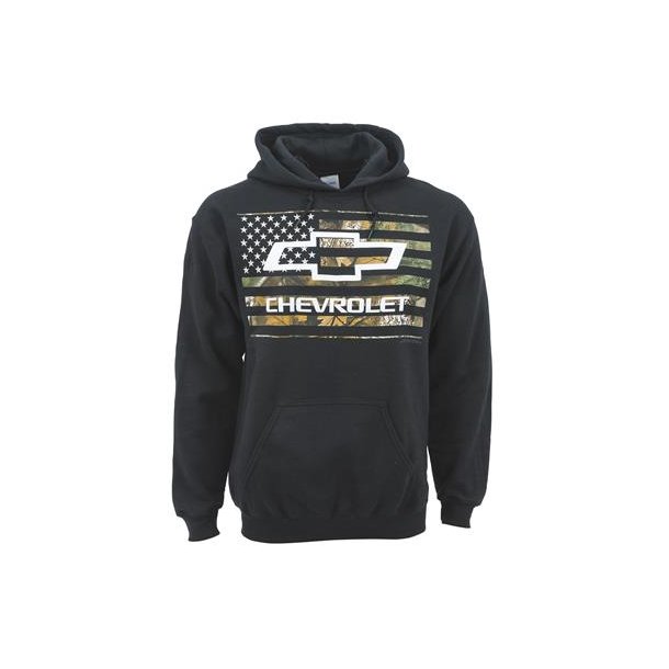 CHEVROLET CAMOFLAGE  BLACK HOODIE  XXL