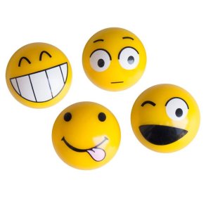 VALVE STEM CAPS SMILEY - 4 caps