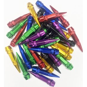 VALVE STEM CAPS SPIKE several coulors - 4 caps