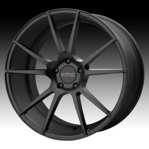 KMC KM709  MATTEBLACK  8.5x20 + 10x20 med dk, 5x114.3 - NEW MUSTANGS ( 4 wheels with tires )